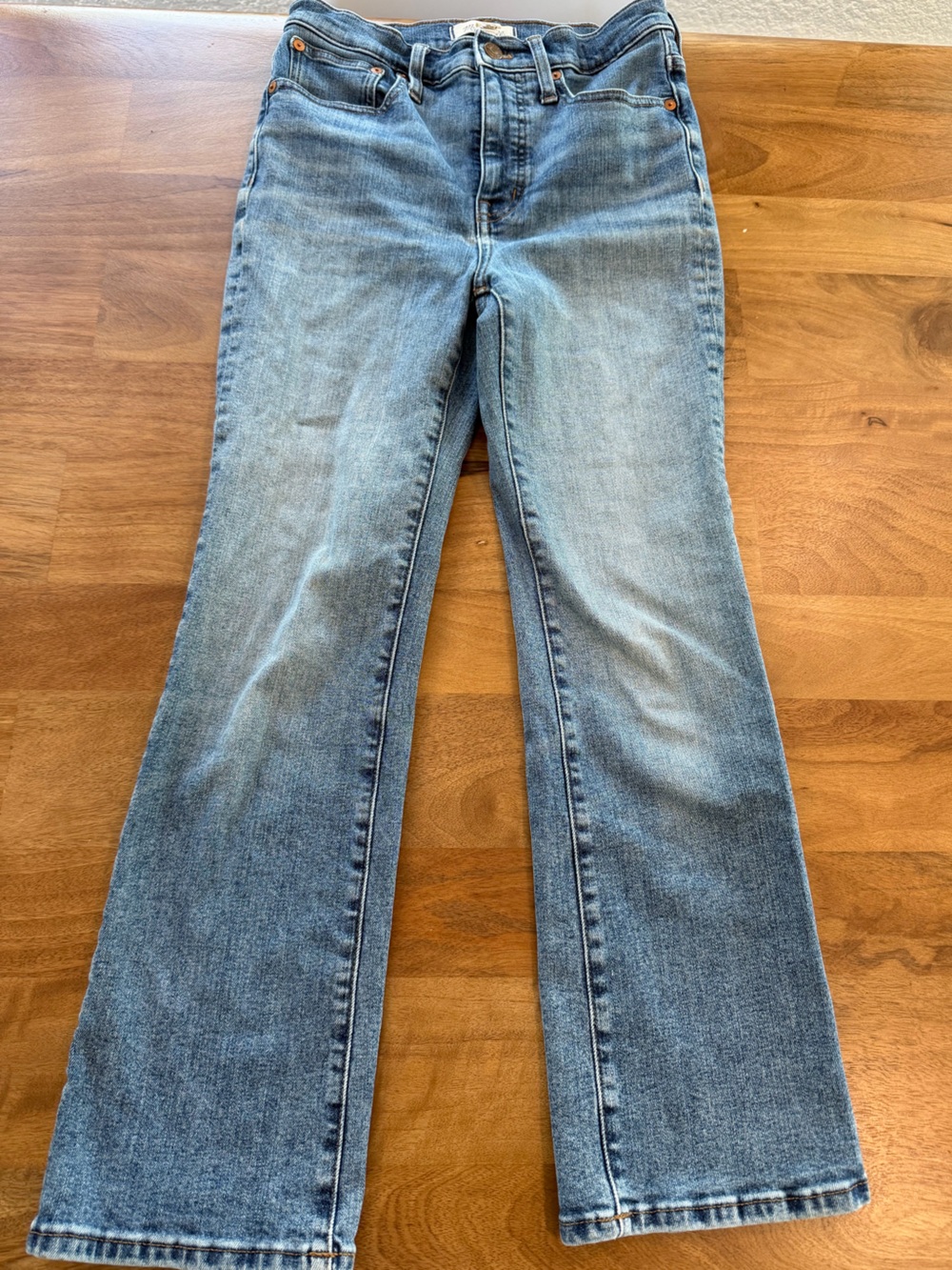 Madewell ‘Cali Demi-Boot’ Medium Wash Cropped Jeans Size 26 (25” Inseam)